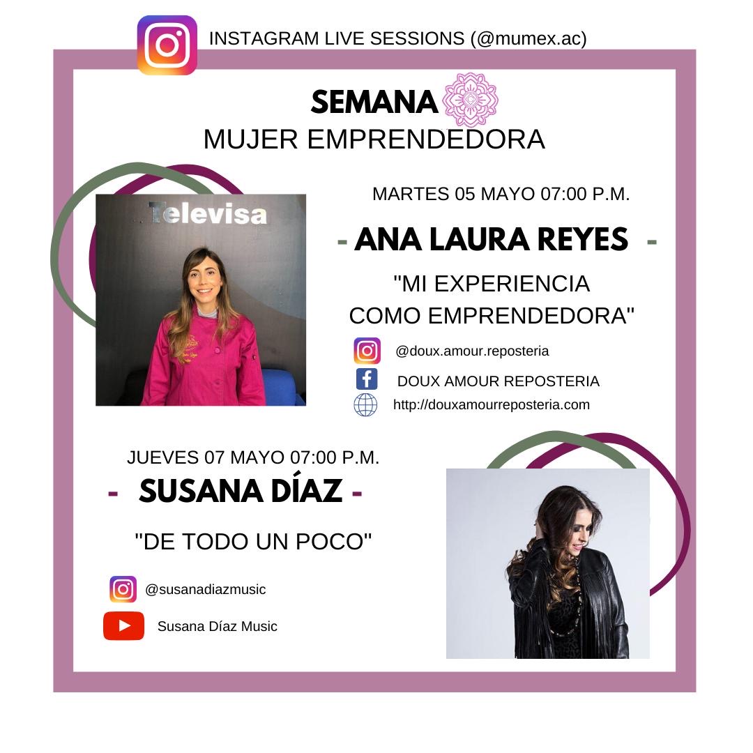 AlexaReyesNader's tweet photo. Esta semana en #MUMEX #InstagramLive tenemos unas platicas buenísimas con mujeres emprendedoras que han luchado por construir sus sueños pese a las adversidades. Unos testimonios increíbles. Acompáñenos este martes y jueves 7pm🦋 https://t.co/FJwAEw1bdl