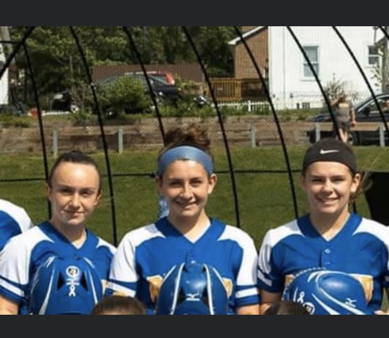 These three seniors (Jodi , Sydney , Kaysey) have played together  since 9years old ,   Tough pill  to swallow  knowing their butler high school  softball is over.  Good Luck in all your future endeavors..