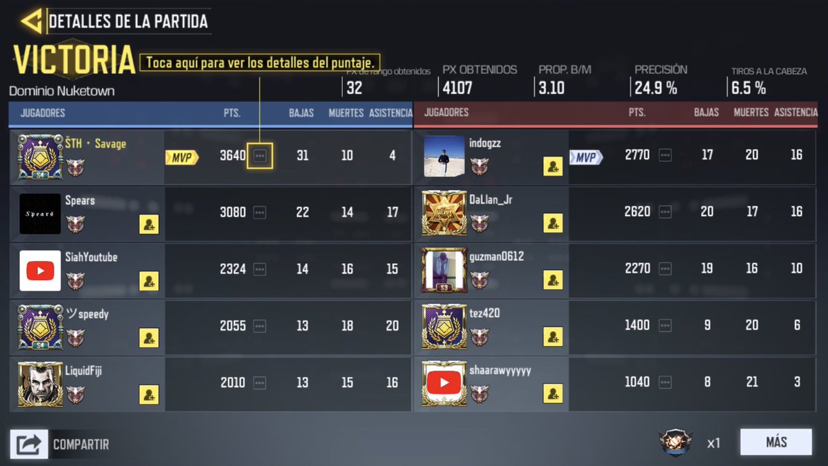 Que buena partida :)