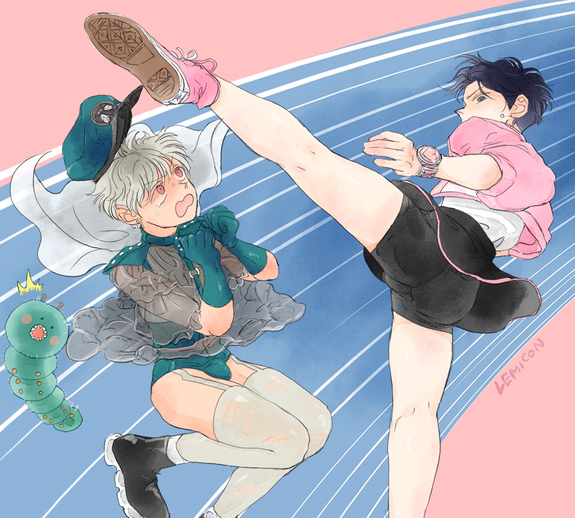 ピンクお兄さんと悪役女装子2
https://t.co/KWBH3bkwhq 