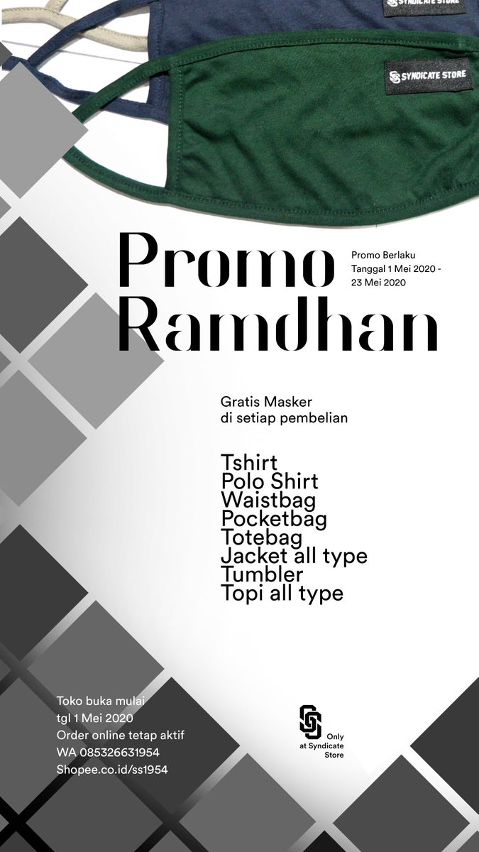 Syndicate_Store's tweet image. Promo Ramadhan !