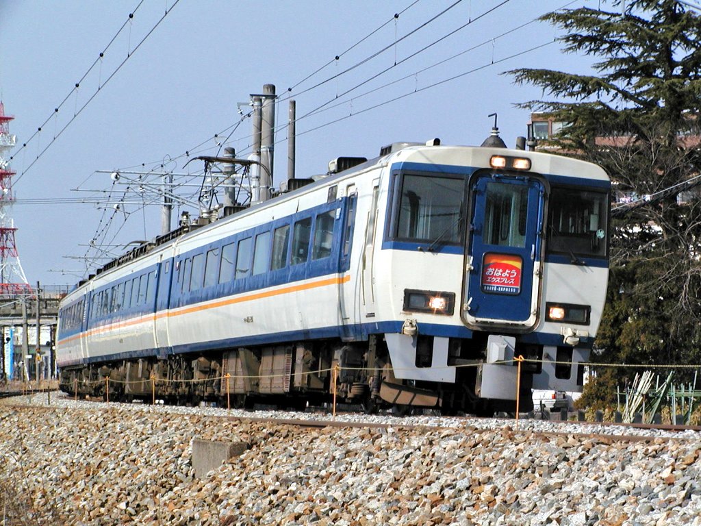 おはようエクスプレス 485系3B 泊発、金沢行の折り返し回送 ヘッド