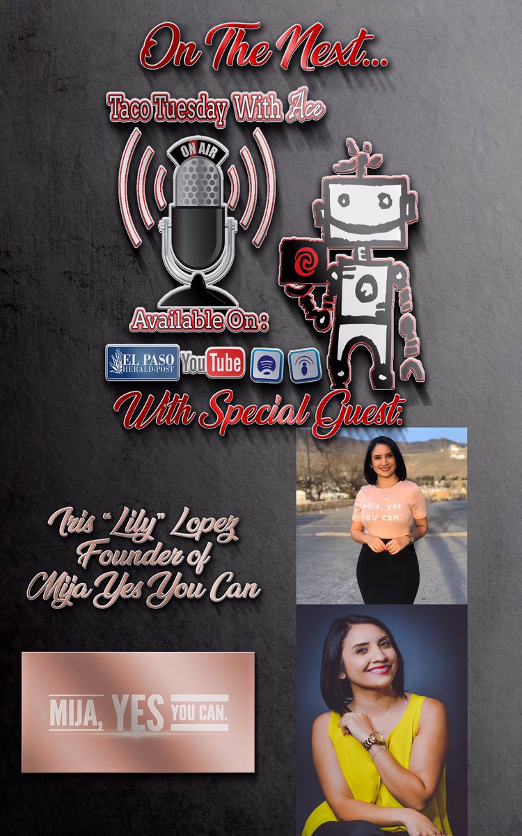 TacoTuesdayAce's tweet photo. On the Next episode of Taco Tuesday with Ace  " The Quarantine Edition" Episode 2 with Special Guest @IrisLopezTV Founder of @mijayesyoucan organization. 
#mijayesyoucan https://t.co/m2ds4W951p