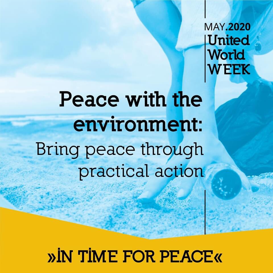 UWP_official's tweet photo. #thoughtoftheday May 5th, 2020. Peace with the environment: Bring peace through practical actions.
#InTime4Peace #UnitedWorldWeek https://t.co/2AhGBdBaDW
