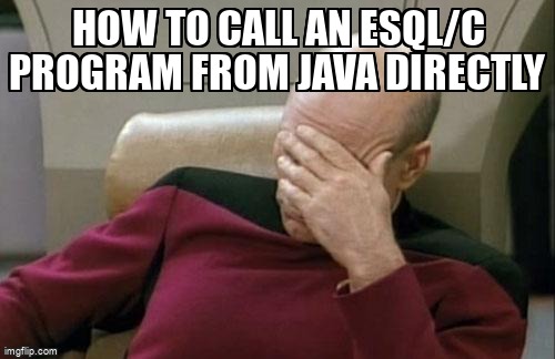 overflow_meme's tweet image. How to call an esql/c program from Java directly stackoverflow.com/questions/6159… #java #crossplatform #embeddedsql