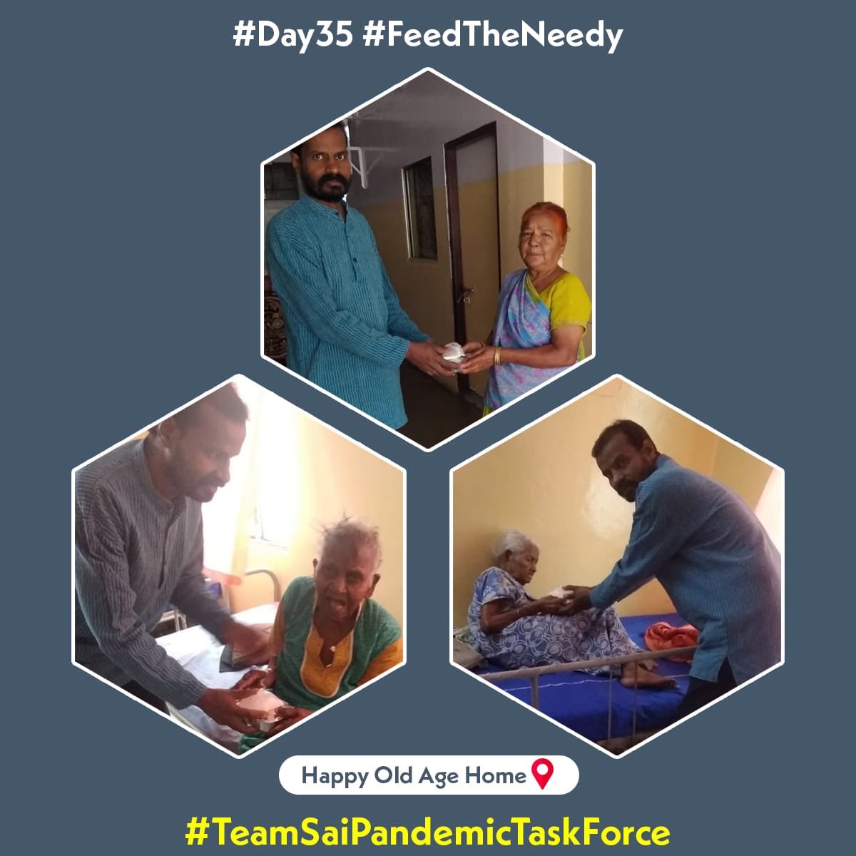 pm_saiprasad's tweet photo. Part1/4: #Day35 #FeedTheNeedy
#TeamSaiPandemicTaskForce volunteers are stepping up, taking care of the migrants, & lending a hand to those in need.
#IndiaFightsCorona #StaySafe #FlattenTheCurve #IndiaFightsCoronavirus
@OfficeofJPNadda
@blsanthosh @BJYM https://t.co/bktPb2WEPg