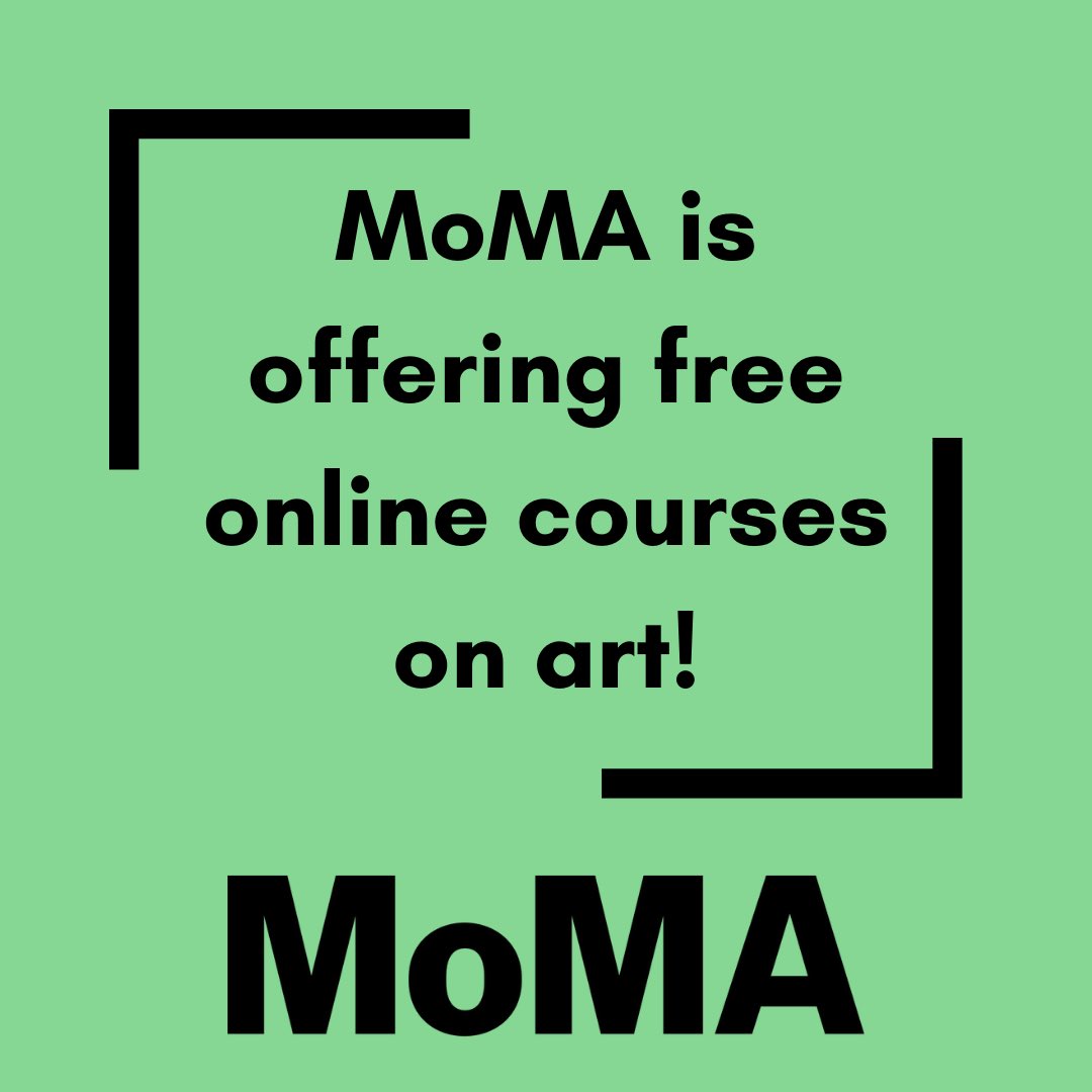 PaceOSSNYC's tweet photo. Take advantage of this great opportunity and learn about modern and contemporary art! #stayengaged. https://t.co/6KE1dOaGTv