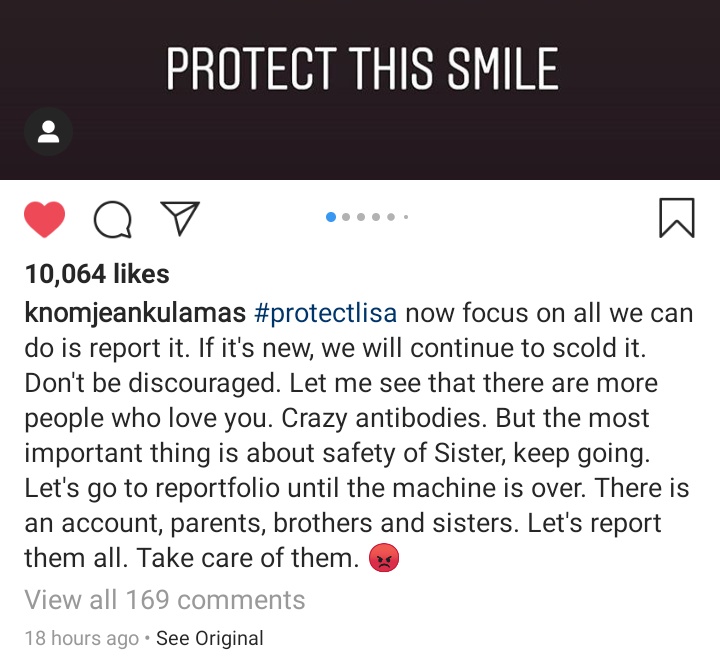 user41227's tweet photo. Thank you to Lalisa's close friends for doing this... 🥺🙏🏻
Kunlamas Limpawutwaranon, Thai singer/actress, and a super fangirl of Lalisa and BLACKPINK.
She's always there for Lisa, and protecting her through IG posts.❤️
#TwitterGiveLalisaTopic
#ProtectLisa @ygofficialblink https://t.co/LGJHZiaUTz
