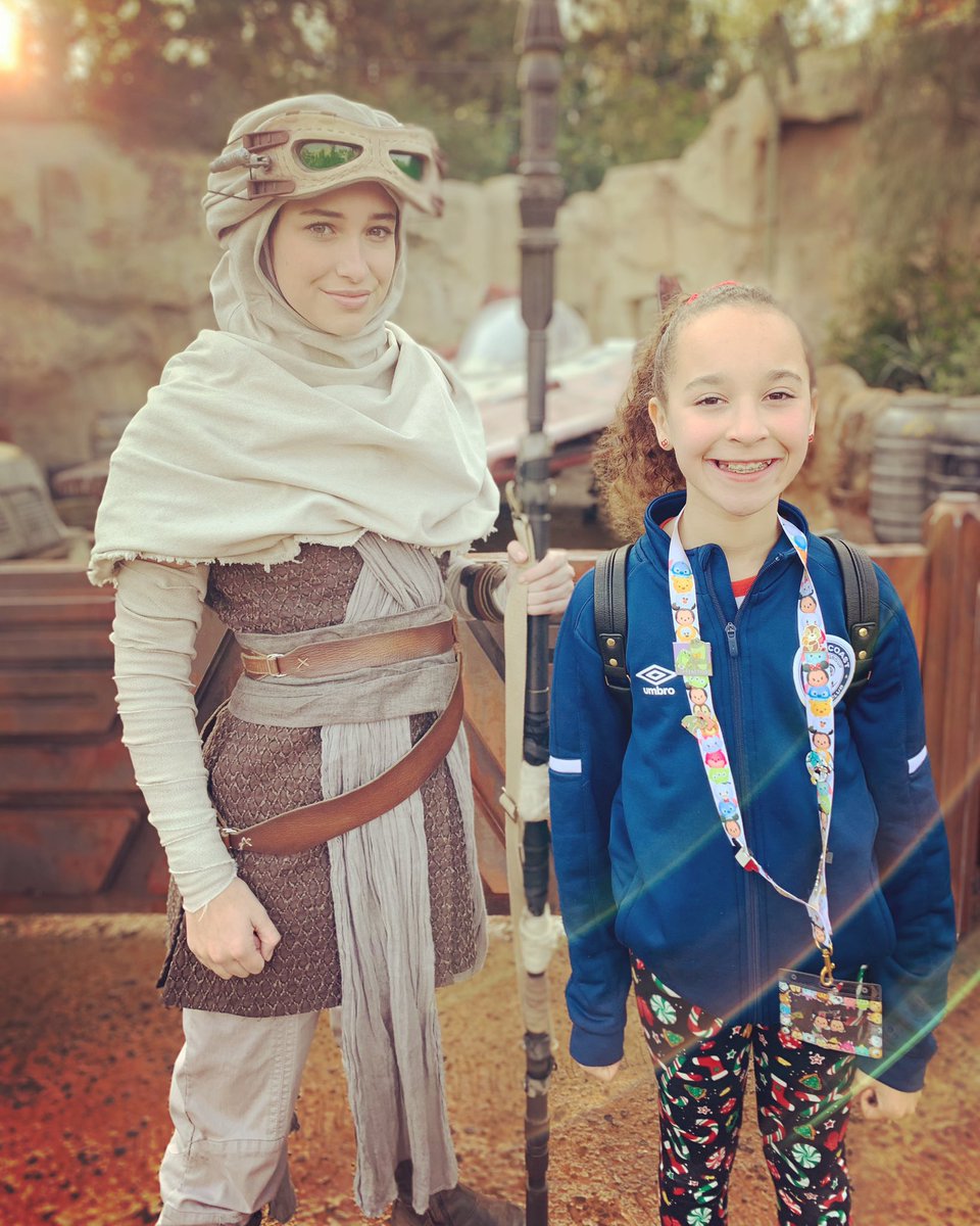She chose the Light Side #MayThe4thBeWithYou #whenwecouldtravel #galaxysedge