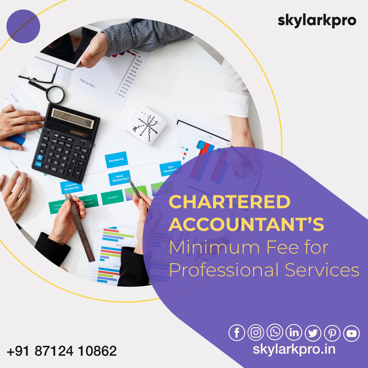 Skylark_Pro's tweet photo. We Offer a Reliable and Professional Chartered Accountant Services at Affordable Price
Call on 91 87124 10862

#entrepreneur #startups #charteredaccountant #CA #professionalservices #corporatecompany 
#companysecretary #company #MCA #filingMCA #charteredaccountant https://t.co/nqfxQzZ9Fh