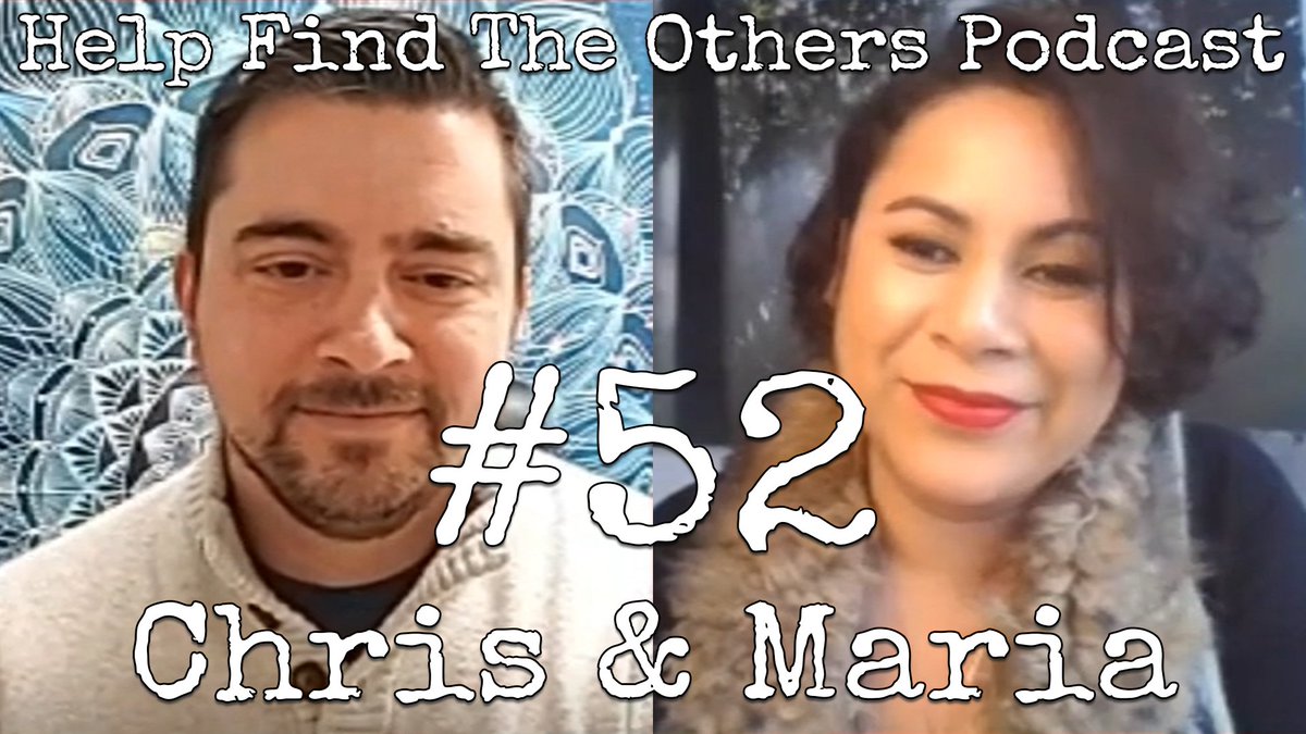 HelpFindOthers's tweet image. Episode #52 of the #HelpFindTheOthers Podcast is ready for you! Tune in via YouTube or your favorite podcast app. Topics covered - #shamanism, #selfhelp, #spiritualgrowth &amp;amp; much much more. Join us in welcoming our friends Chris &amp;amp; Maria on the show! Enjoy! youtu.be/HNLyd7hLLzE