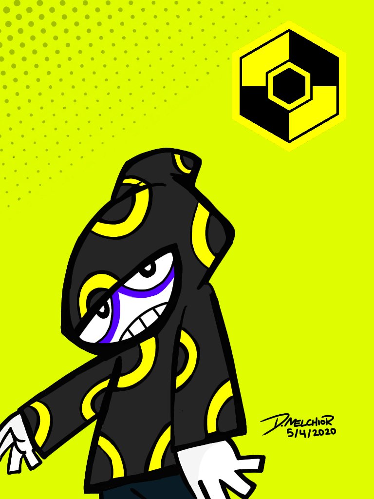 HardcoreRex_'s tweet image. I drew the pizza boi @RebelTaxi! Here's his avatar in a hoodie, with one version being inspired by his old look, mainly the hat, and the other version being inspired by his new look! Hope he likes it! :) 🖤💛🍕