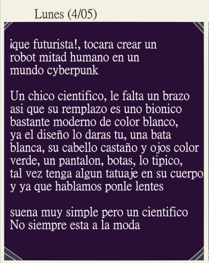 NightConsilio's tweet photo. #CharacterGenerator2020 

3°

Bueno no pense como hacer ésto organizado así que me jodo y citare el último tweet re tarde yo https://t.co/3sWkkLKyXX