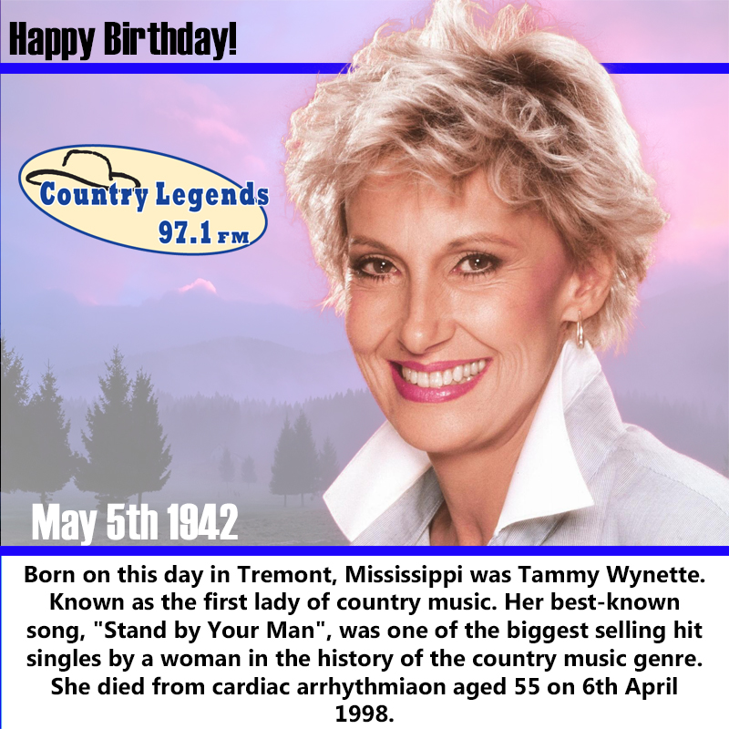 Happy Birthday Tammy Wynette ! 