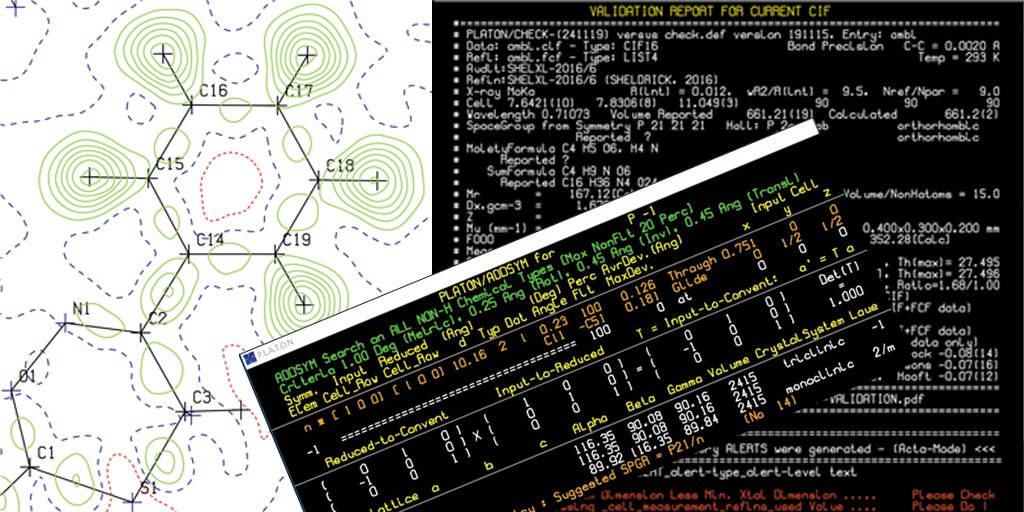 IUCr's tweet photo. Just out: last of @ActaCrystE papers from Teaching New Dogs Old Tricks MS at #ECM32 "Obtaining the best results: aspects of data collection, model finalization and interpretation of results in small-molecule crystal-structure determination" by Tony Linden https://t.co/eY8sopZwxk https://t.co/PUnKiCbn22