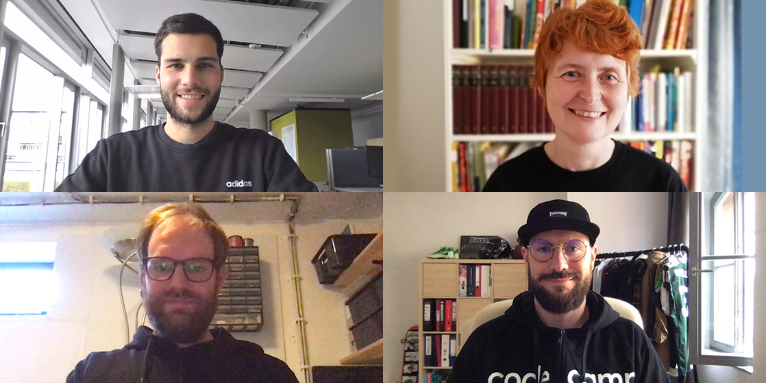 codecamp_n's tweet photo. CodeCamp:N wächst! 💙

In diesem Monat dürfen wir wieder vier neue Gesichter begrüßen.
Herzlich Willkommen Lars, Andrea, Tobias und Patrick!

#codecampn #crewlove https://t.co/gG7iFRlFQ1