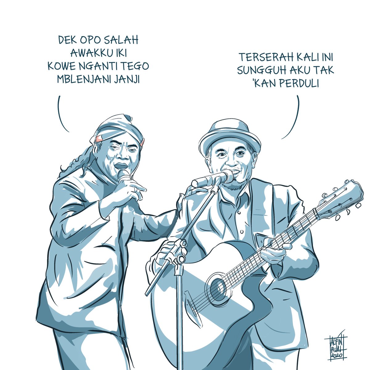 Kami enggak pergi tahun ini. Kami cuma pulang dan masih bernyanyi. 🌹
