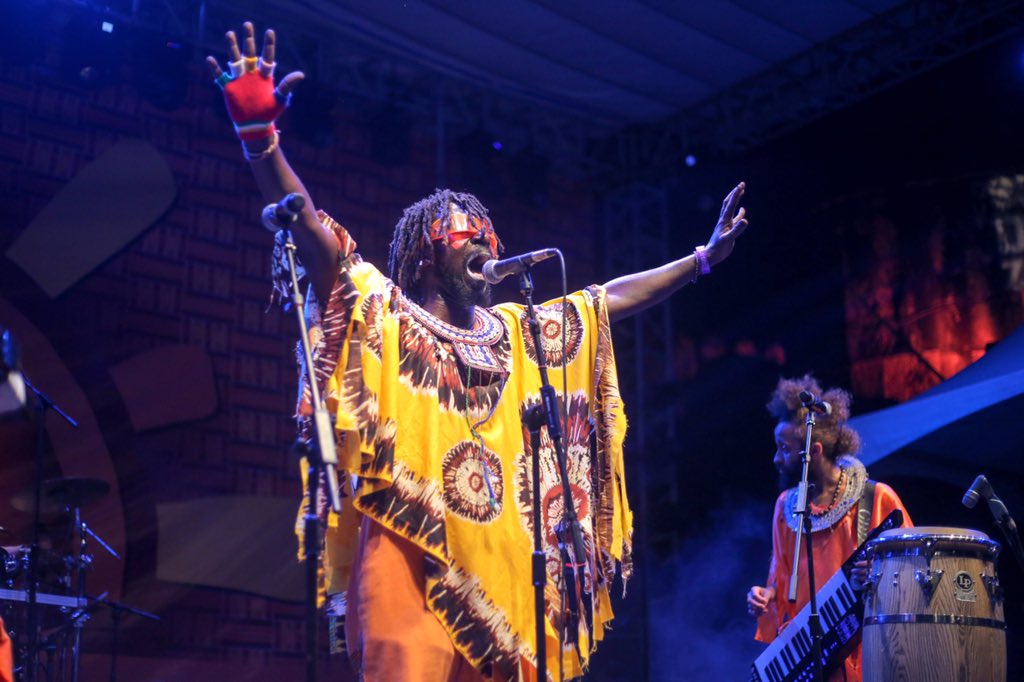 sautizabusara's tweet photo. “We loved connecting/ sharing our music with people on free stage in Forodhani Garden. Free music for the people @sautizabusara is truly incredible Festival” said Onipa at @sautizabusara #SzB2020 #LoveLiveMusic https://t.co/YaIYWsBtSB