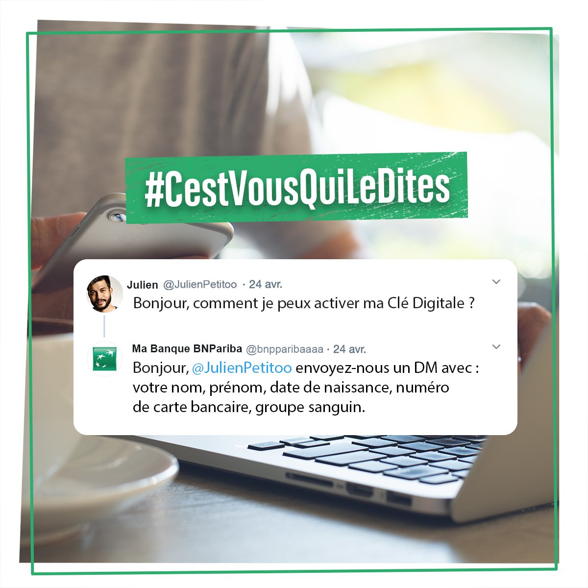 mabanque_bnpp's tweet photo. Gare aux faux profils ! 😉 Seule la page officielle @mabanque_bnpp (badge bleu vérifié) est habilitée à répondre à vos questions.