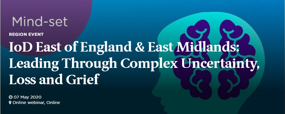 IoDEastMidlands's tweet photo. https://t.co/KsMeZ51CD0 Join Linda Doe, Chartered Psychologist, and Expert Witness on mental health and stress at work for a discussion on Directors mental well being with the current pressure to "hold it all together". 

@IoDEast 
 #directors #webinar #tuesdaythoughts #wellbeing https://t.co/U8pONSkGHP