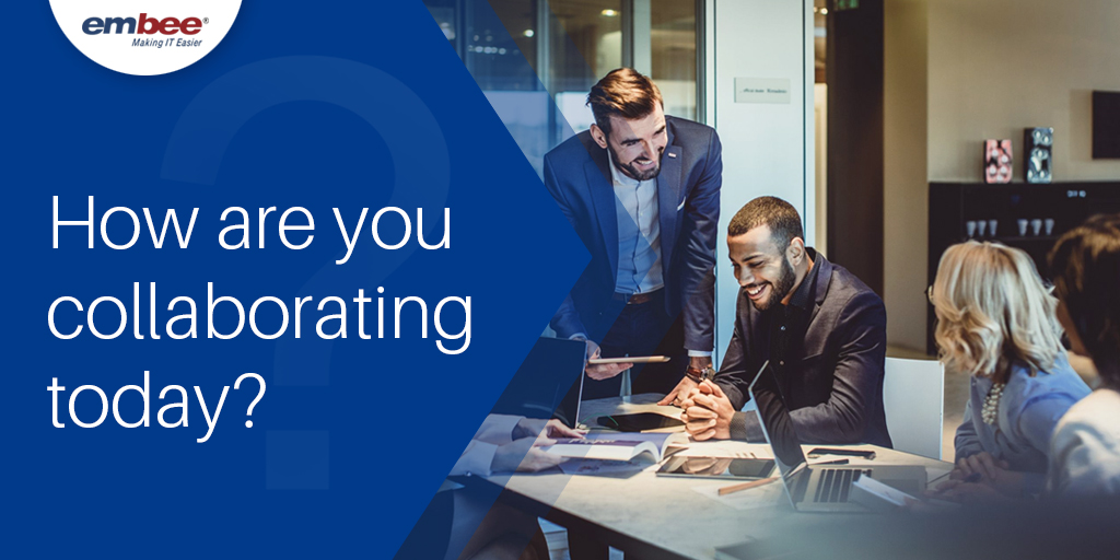 embeesoftware's tweet photo. These times are unprecedented and only #collaborationtools can truly ensure business continuity. How are you collaborating to ensure minimum business impact of this pandemic? Get in touch with Embee to implement a customised #collaborationsolution. https://t.co/OxBoNCsVUL https://t.co/S0TaoZgY6h