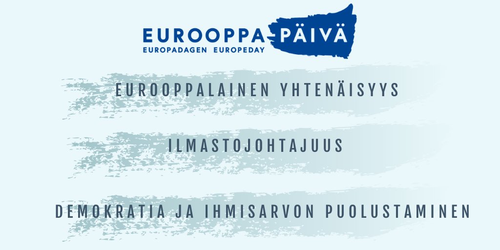 Eurooppanuoret's tweet photo. #Eurooppapäivä lähestyy! Siksi haluamme, arvon ystävät, haastaa teidät kaikki pohtimaan eurooppalaisuuden merkitystä ympäröivälle maailmalle!

Haaste: Kerro 3 asiaa miksi Eurooppa on tärkeä, haasta 3 ystävääsi tekemään sama &amp; lisää #oleneurooppalainen. 

Meidän ajatukset 📣 https://t.co/yVFvcMqYzw