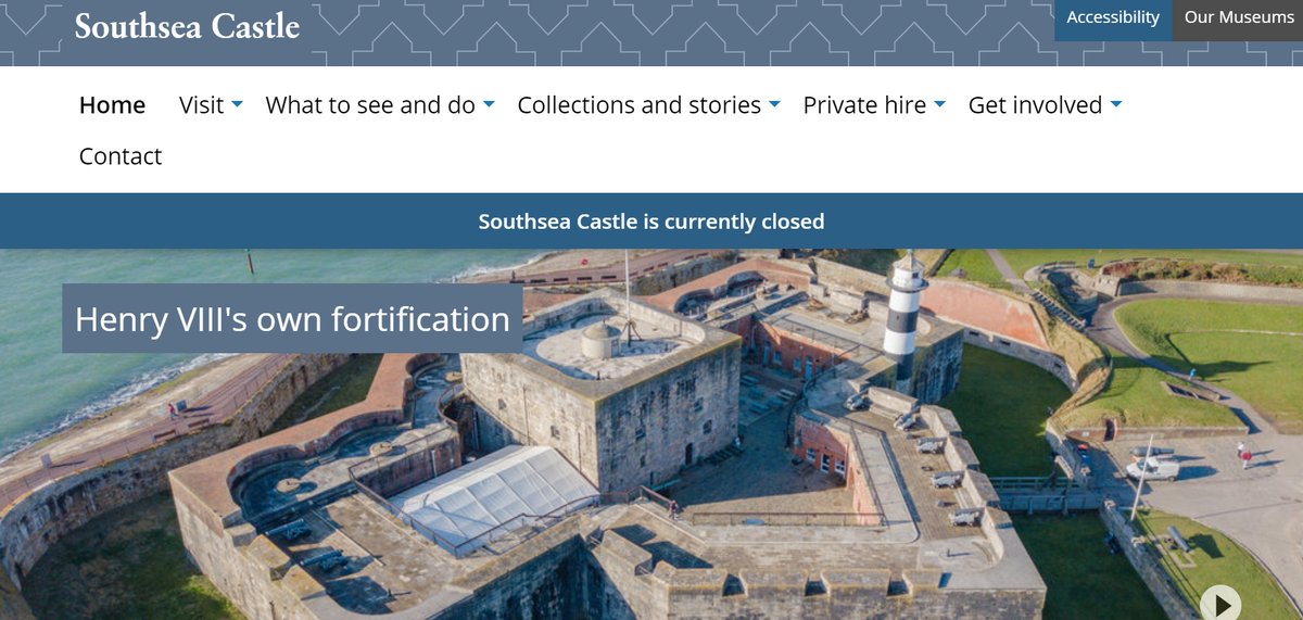 We have relaunched our website! You can read how King Henry VIII played a big part in the original design of Southsea Castle, and what made it so unusual. ow.ly/es6Z50zt9ga 
#castle #fortifications #architecture