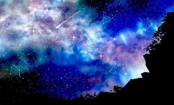 青の星空 