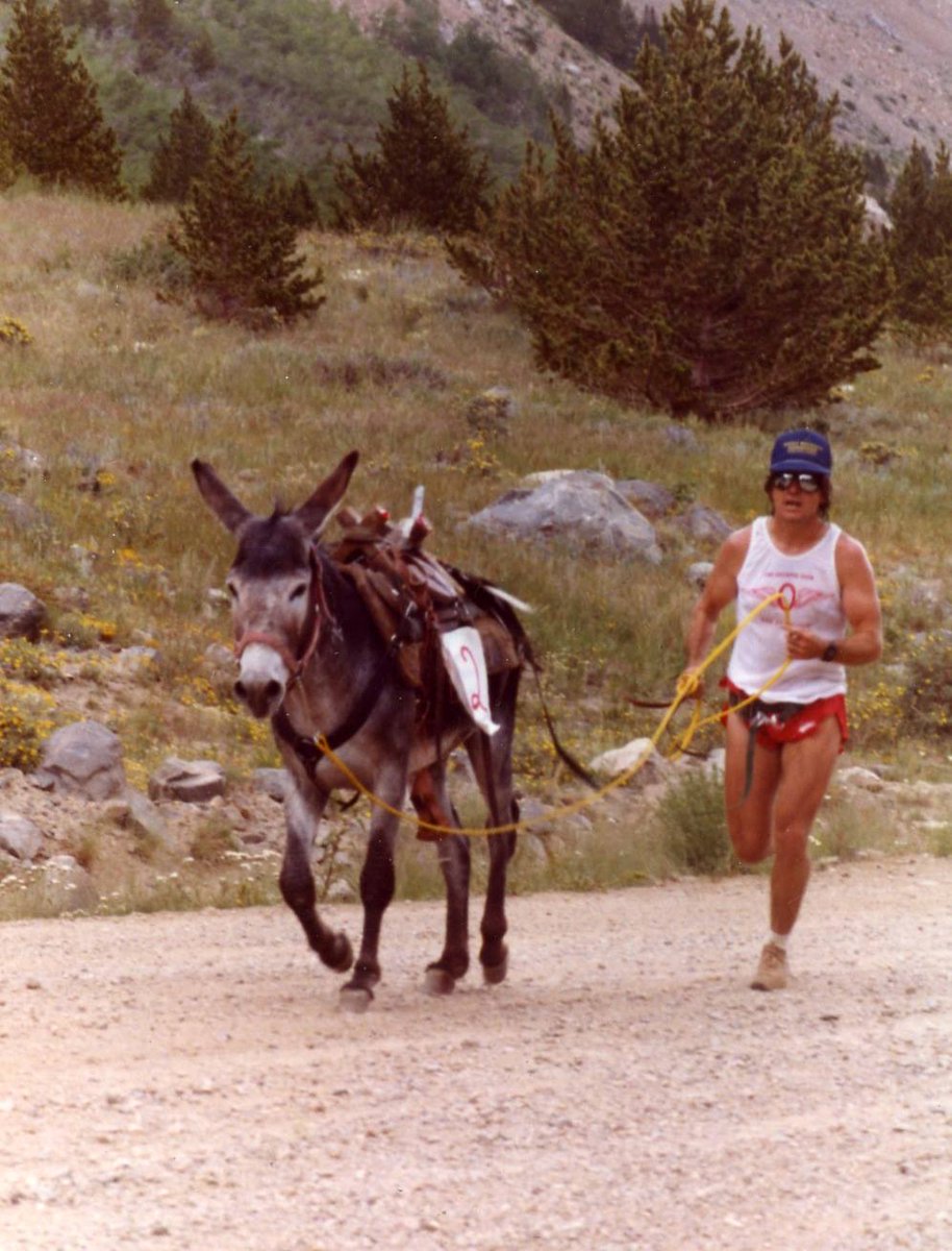 ATRAtrailrunner's tweet photo. In #trailrunning adjacent news.......Pack Burro Racing Community Stays Strong During the Coronavirus Pandemic. @tayte_pollmann interviews Brad Wann of the Western Pack Burro Ass-ociation. #BurroRacing #Colorado 👉👉https://t.co/DzPkkIu4EW https://t.co/nWXiLhN3SH
