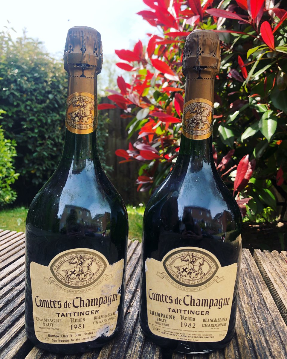 FfionAnisa's tweet photo. When clearing out the garage becomes worth it 🤤🥂 @TaittingerUK #champagne #vintage #treat https://t.co/WEGYVEIhW3