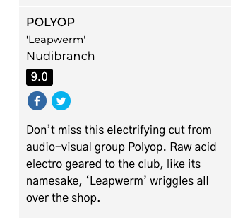We're in <a href="/DJmag/">DJ Mag</a> electro charts this month. 

Thanks for the nice review @benlukemurphy ❤️

djmag.com/node/93358