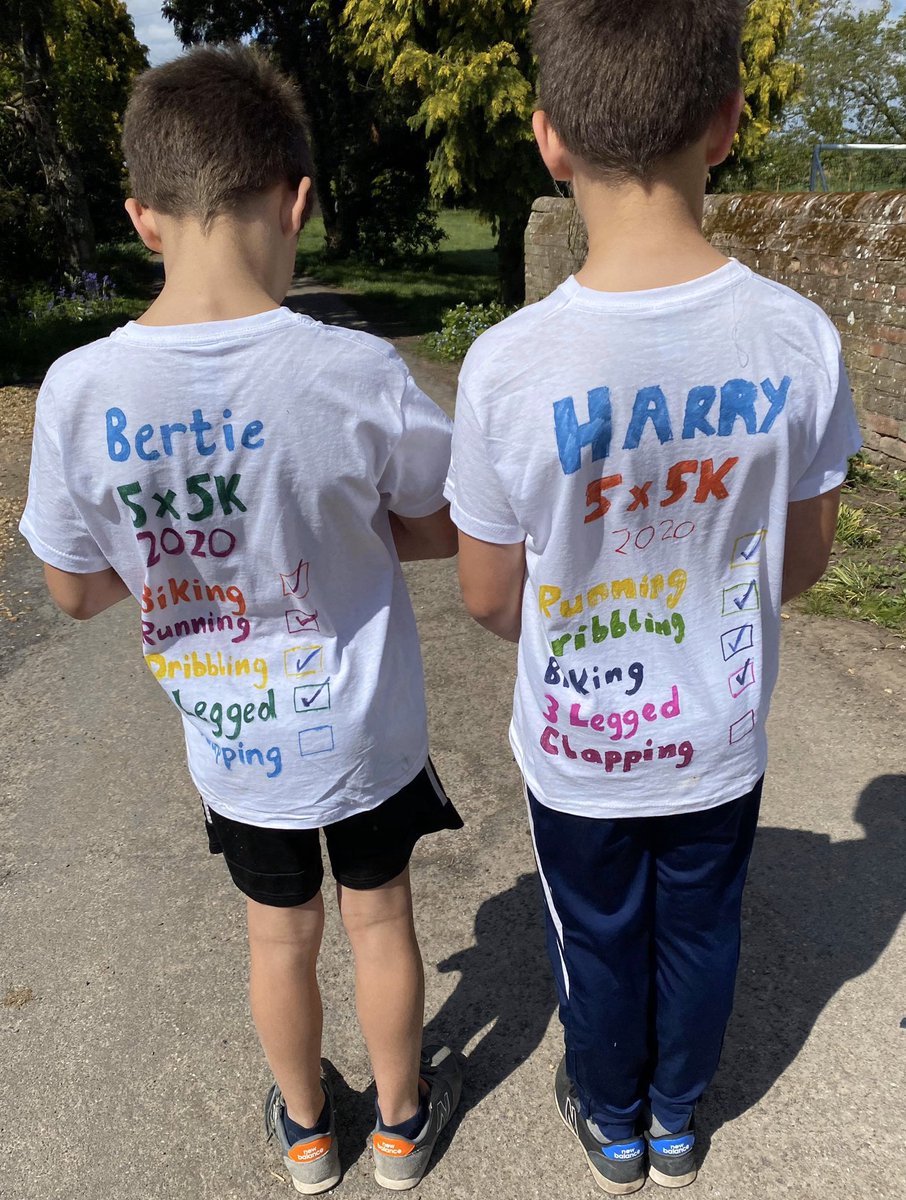 EmssieB's tweet photo. The boys are smashing it and already nearly completed their challenges! Great going boys! Keep up the hard work! @peter_levy @thebodycoach @looknorthBBC @MillwallFC https://t.co/lRyBp6xnwW