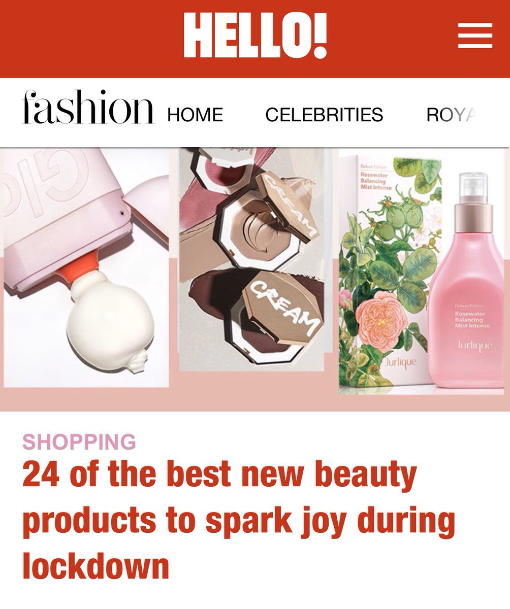 We all need a little joy at the moment. Try the new <a href="/JurliqueUK/">Jurlique UK</a> mist as recommended by <a href="/hellomag/">HELLO!</a> huge thanks to <a href="/leannebayley/">leanne bayley</a> 🥰 #lockdown #beauty #sparkjoy #cheerup #moodbooster #skincare #natural #rose #natureevolved #freelance #pr