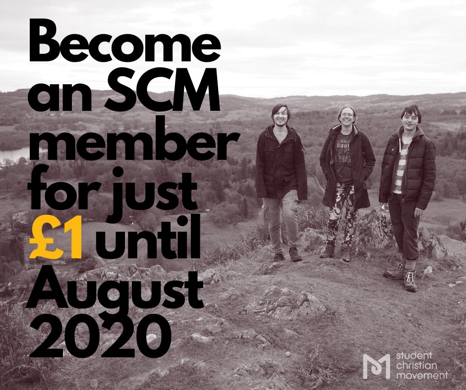 SCM_Britain's tweet image. Do you care about radical inclusion? Would you like to deepen an open-minded faith? Do you have a passion for seeking justice? Sign up for just £1, and join a progressive, student-led movement building community together. Interested? Sign up here: buff.ly/2qFHj8G
