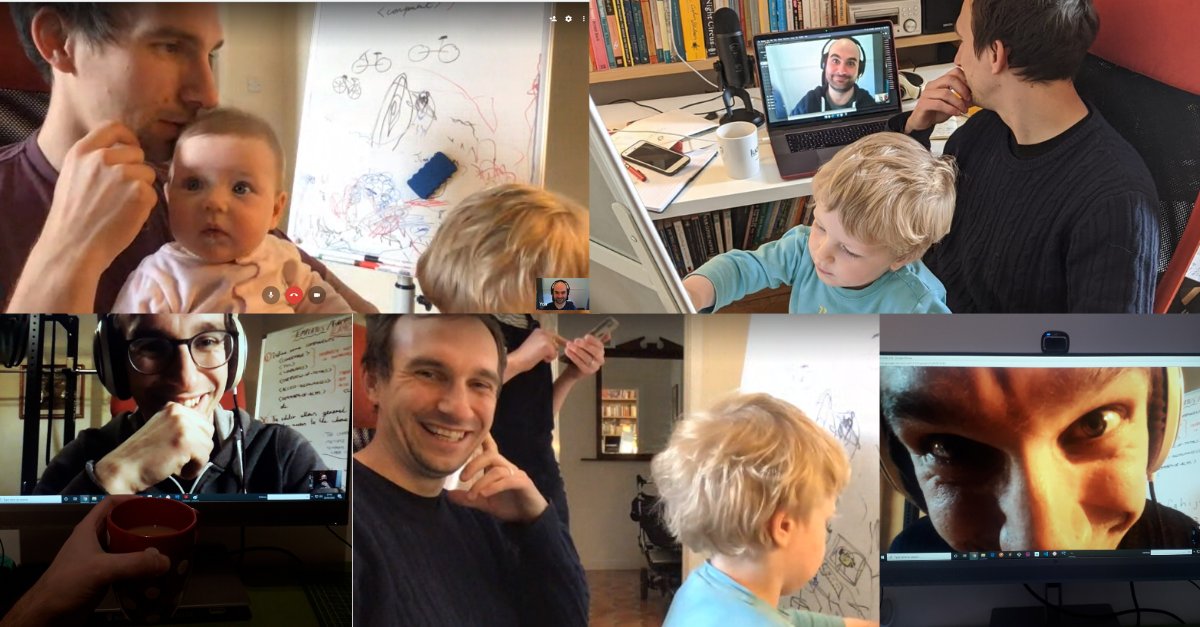 SoftwareFlow's tweet image. Some of the unique challenges we've experienced having business meetings by webcam:
- Kids trying to bash their way into offices
- Barking dogs 
- Muted microphones
- Mad working hours
- Not knowing when to stop working
- Weekends blurring into weekdays
- What day is it again?