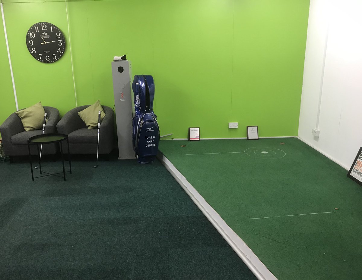 TorbayGolf's tweet photo. ⁦@TorbayGolf⁩ and Neil Holman Golf Academy getting ready for the worlds biggest golf lesson at  2pm today live on instagram @holman_neil teaching two novices! #PGA #torbay #devon #devongolf #englandgolf #drivingrange #getintogolf #getbackintogolf #welovegolf https://t.co/gZPswwm9QZ