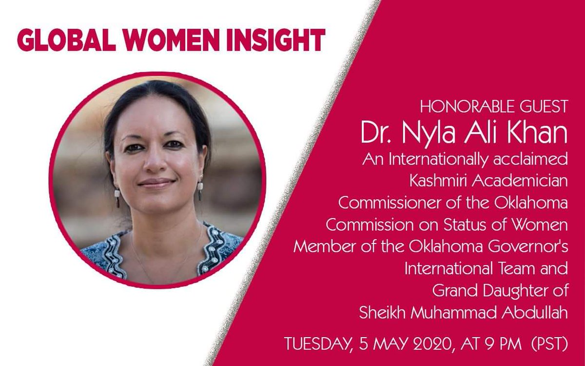 FarhatAkram's tweet photo. In my #DigitalTalkShow on #Facebook #GlobalWomenInsight Today's Guest is @nylaalikhan  
We will be live tonight at 9 PM PST 
#ConversationwithWomenLeaders 

@NPeaceNetwork @HCCanPakistan   @DonicaPottie @jaco_cilliers @WRNnews @UN_PGA @UN_Women @gilmour_wendy @Coadywomenlead https://t.co/3M3XJAafrq