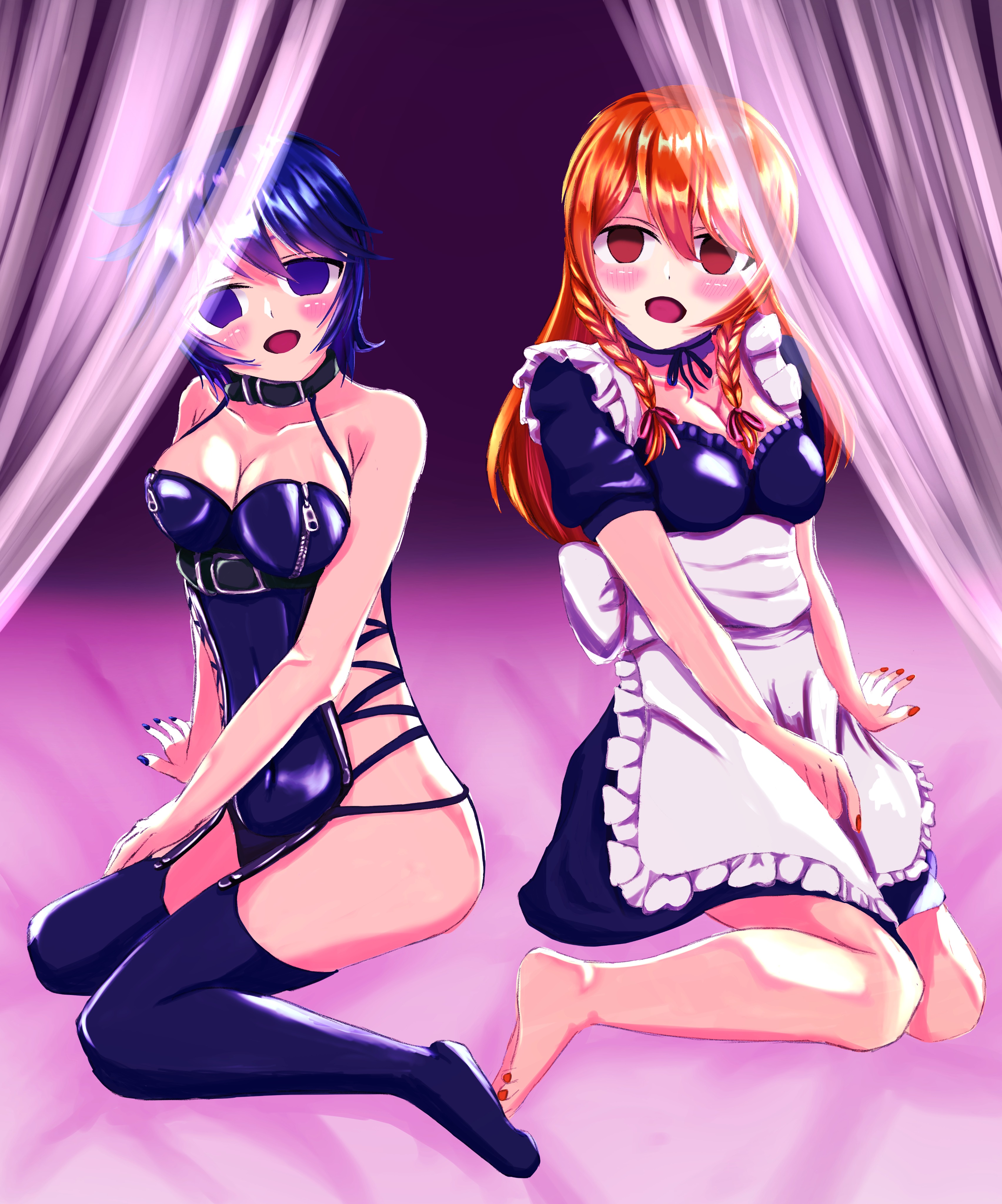 蓬もち イラスト勉強中 リクエストしていただいた 風のスティグマの女の子2人です 風のスティグマ 風の聖痕 T Co op0milet Twitter