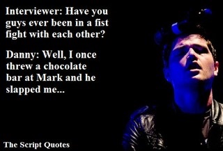 HolstersWenda's tweet photo. ๐คฃ๐
#thescript #dannyodonoghue #marksheehan #funnyquotes #thescriptquotes #thescriptfamily
@thescript @thescript_danny https://t.co/Pp49p4mh1B
