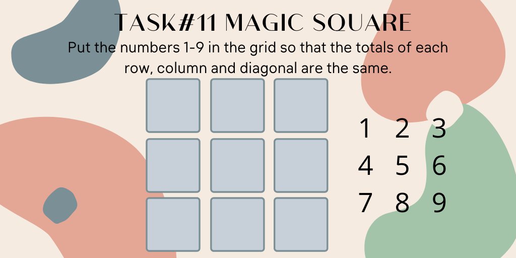walesmaths's tweet image. Challenge 11: Summon your inner wizard and try this magic square!

@WalesHigh #lockdownmaths #mathschallenge #dailymaths