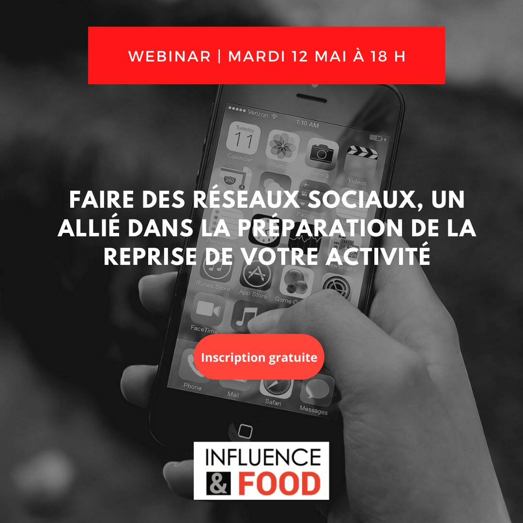 food_influence's tweet photo. 🎙💻 Webinar : Faire de vos réseaux sociaux un allié pour préparer la reprise de votre activité. 

Inscription ➡️ https://t.co/KK3WxjZoFV

#restaurant #restaurateur #epiceriefine #metiersdelatable #Boucherie #Boulangerie #traiteur https://t.co/TEJ8FNtf1P