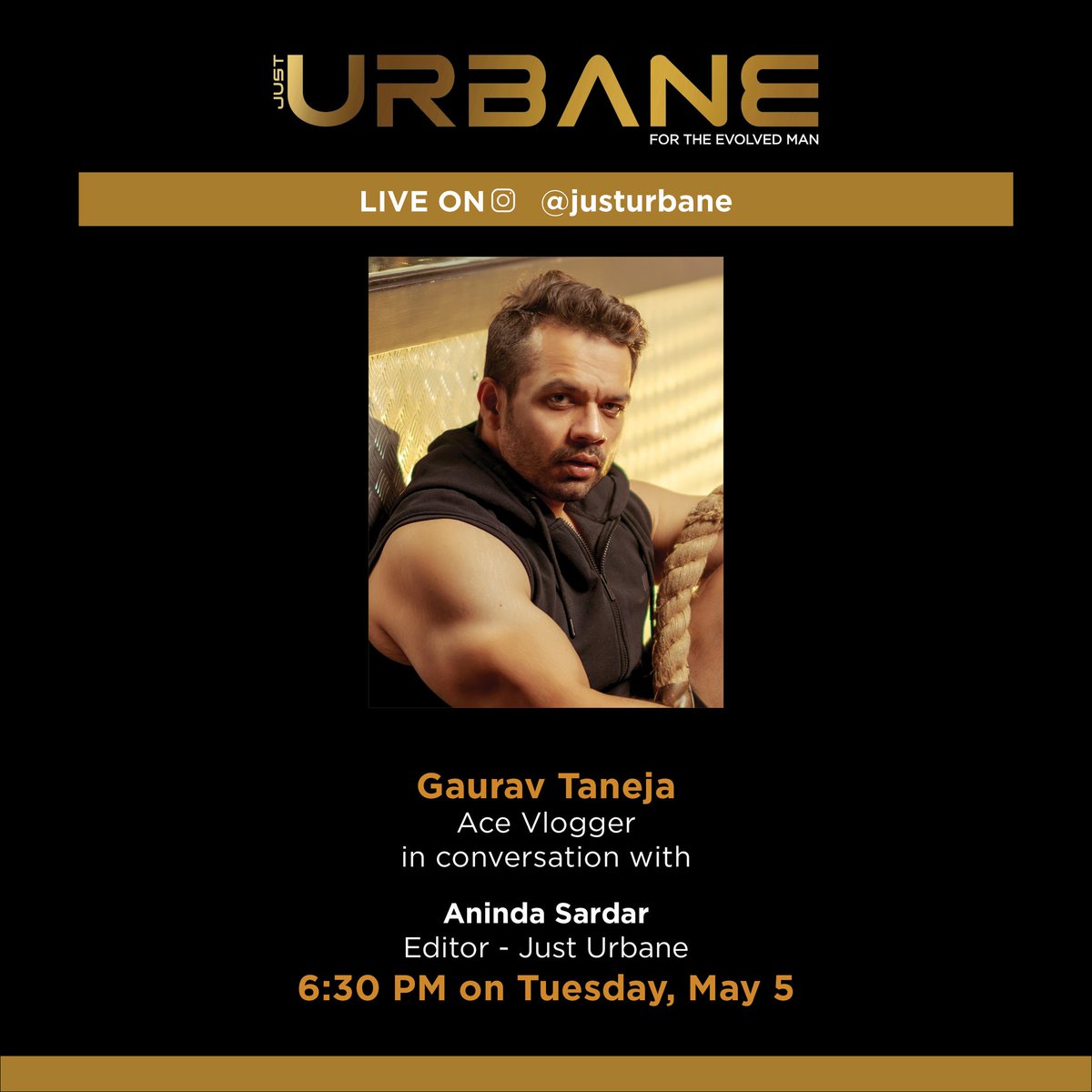 JustUrbane's tweet photo. Today its the Ace Vlogger Gaurav Taneja (@flyingbeast320) live in conversation with Aninda (@anindasardar) at 6.30pm
Follow our Instagram page @justurbane to join the live conversation
@UrbaneJets
#justurbane #evolvedman #gauravtaneja #instalive #vlogger #YouTuber #videocreator https://t.co/5RqIEXSaYr