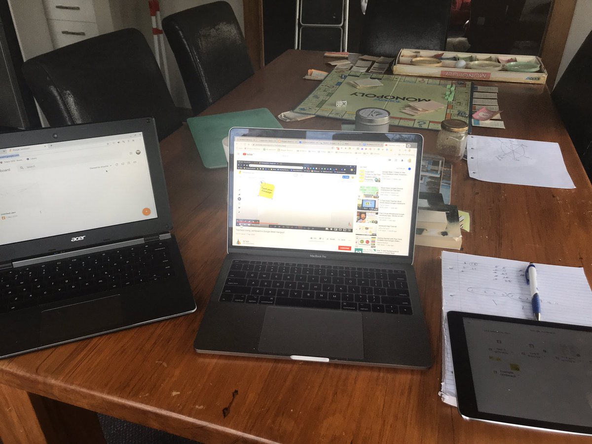 Bevster01's tweet photo. #Lockdown time to test tools while at home #Gsuite https://t.co/8gHhPiLX9G