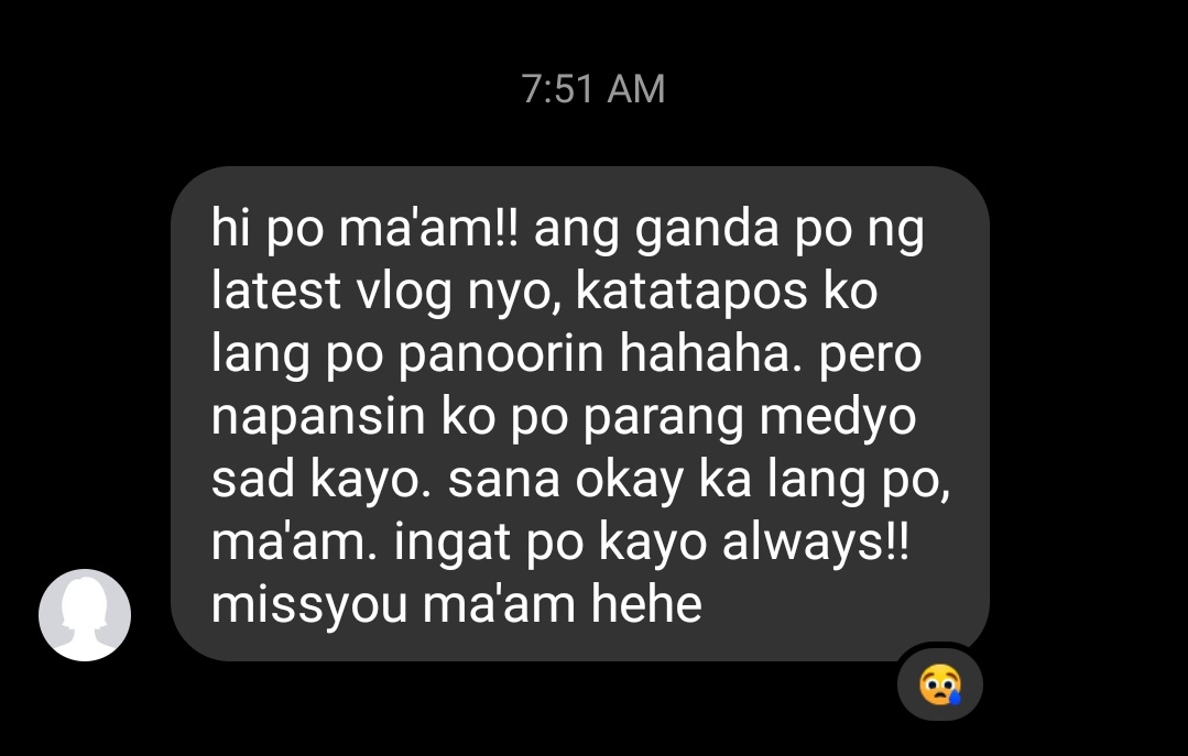 misssharahh's tweet photo. Pagod lang po talaga ako 😅 pero sobrang nakakataba naman ng puso yung ganito 🥺🥰❣️ Thank u friends!!! HAHAHAHAH
WATCH NIYO REN!!! 🤣 #LatestVlog
https://t.co/xI7bY7mVjf https://t.co/FPvV893F65