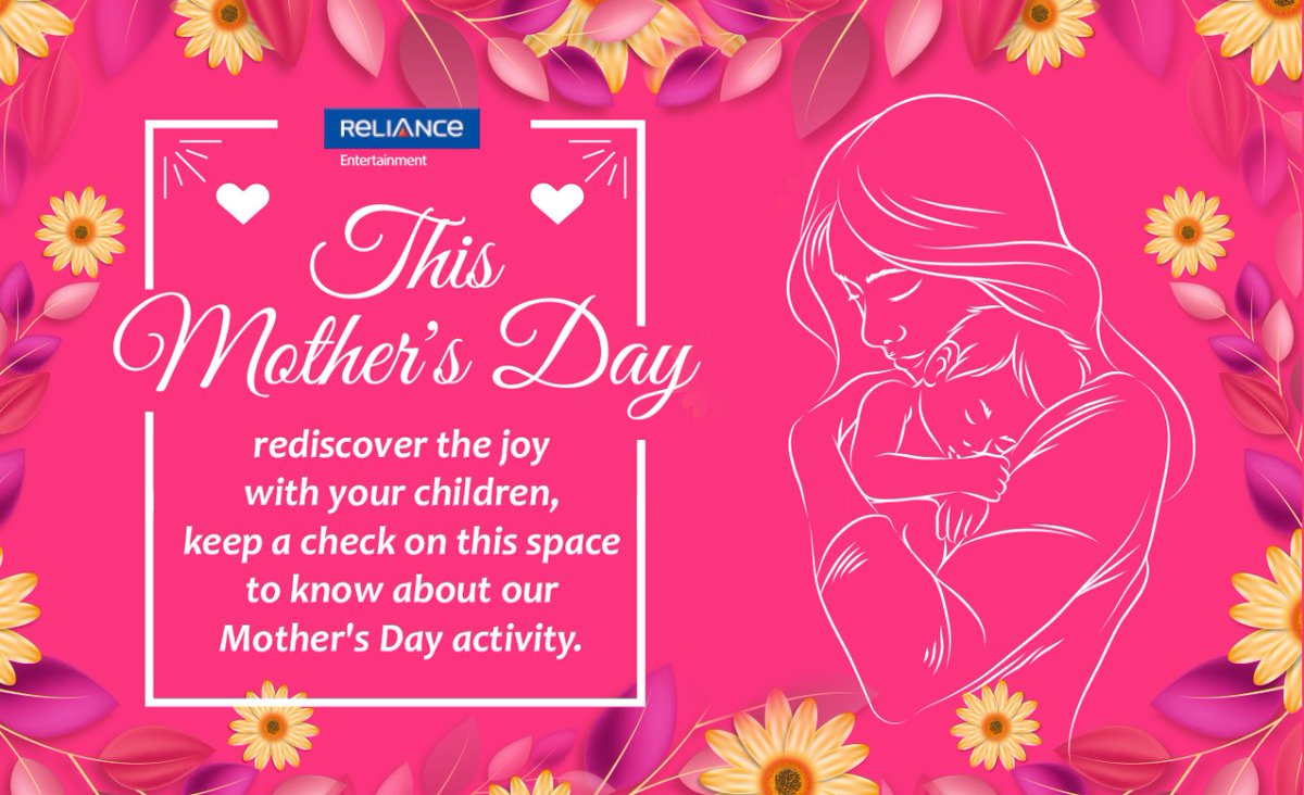 RelianceHVG's tweet photo. This Mother's Day rediscover the joy with your children, keep a check on this space to know about our #MothersDay #activity
#mothersday2020 #10thMay #reliancehvg https://t.co/6eJxLny3sR