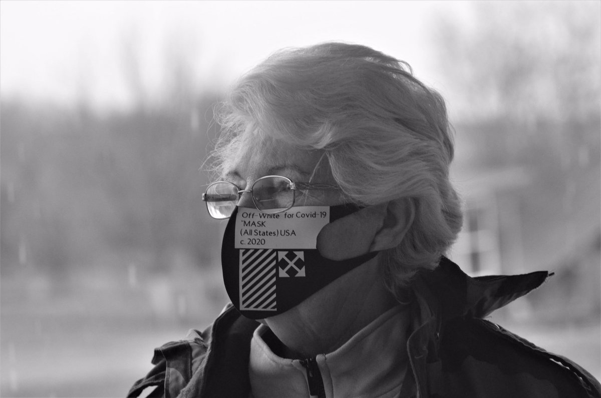 LarkspurTC's tweet photo. “Sue”
(All States) USA                   Allen, Texas                          C.2020
                                              #larkspurtwincreeks #mask #masks #offwhite #offwhitemask #streetwear #streetphotography #blackandwhite #TX #covid19 #COVIDー19 #covid #coronavirus https://t.co/pPycy7DzlB