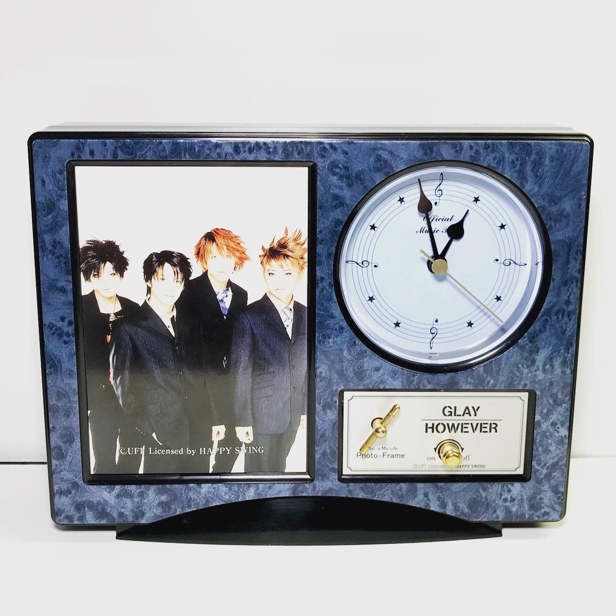 ○ #奇声の入荷 ○ GLAYのオルゴール付き置き時計が入荷しました 