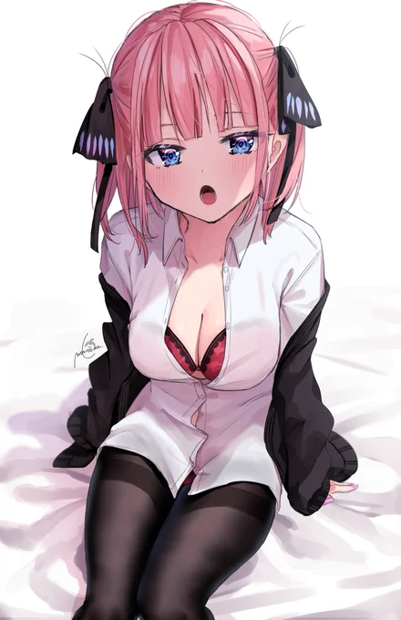 二乃×タイツ 