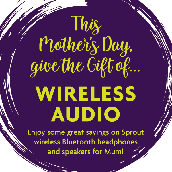LECAUSTRALIA's tweet photo. THIS MOTHERS DAY, GIVE THE GIFT OF ... WIRELESS AUDIO
Enjoy some great savings on Sprout wireless Bluetooth headphones and speakers for Mum!
Find your Local LEC store below
https://t.co/3FArop4pZV
#Mum #MD #mothersday #sprout #Leadingedgecomputers #Leadingedge #LEC #computers https://t.co/Wj6SKfbULm