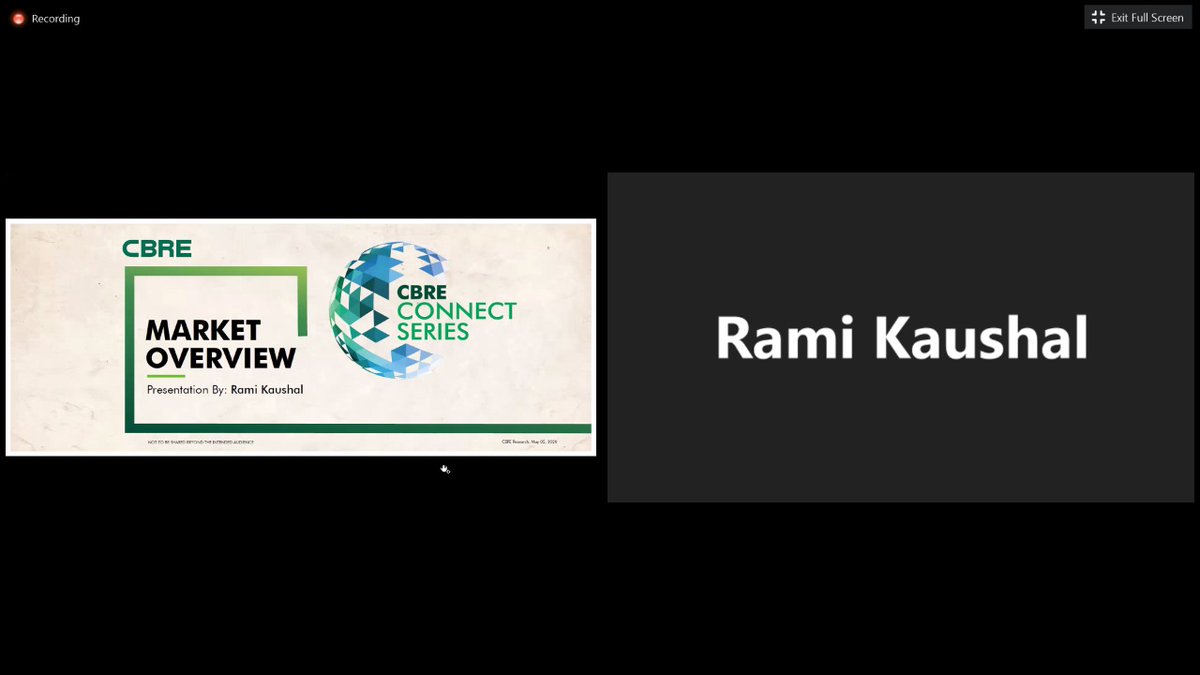 CBRE_India's tweet photo. #CBRELive
As we begin our #CBREConnect series, Rami Kaushal, MD, C&V, India, Middle East & Africa shares the short and long term impact of #COVID19 on various asset classes like #office, #retail, #residential, and #industrial & #logistics
#Opportunities #IamCBRE #RealEstate https://t.co/qPUsCD0YZZ